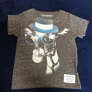 チャオパニックティピー(CIAOPANIC TYPY)のキッズＴシャツ　120 チャコールグレー　チャオパニック　男女兼用(Tシャツ/カットソー)