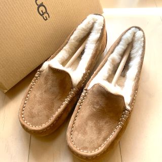 アグ(UGG)の【kam様専用】UGGアンスレー サイズ6  チェスナッツ 未使用(スリッポン/モカシン)