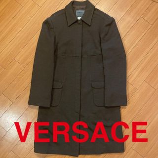 正規品VERSACEヴェルサーチ赤スパンコールつきコートＸＳ