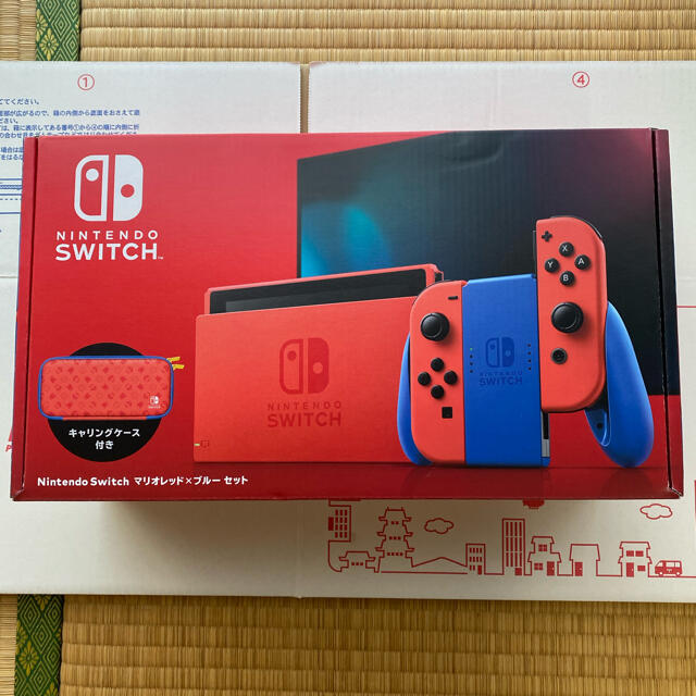 「Nintendo Switch マリオレッド×ブルー セット」