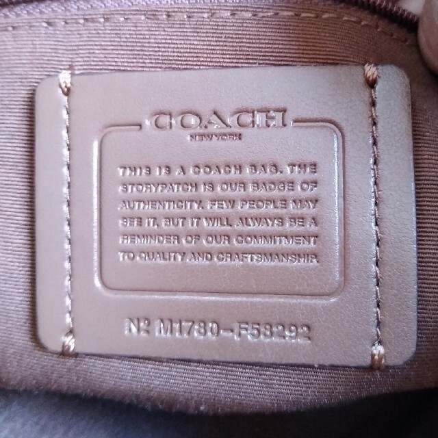 COACH - ☆【COACH】コーチF58292/IME74トートバッグ（未使用品）の
