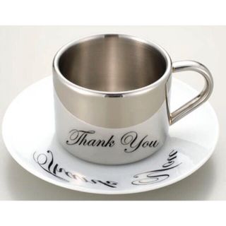 【Anamorphic】新品◆Cup and Saucer「THANK YOU」(グラス/カップ)