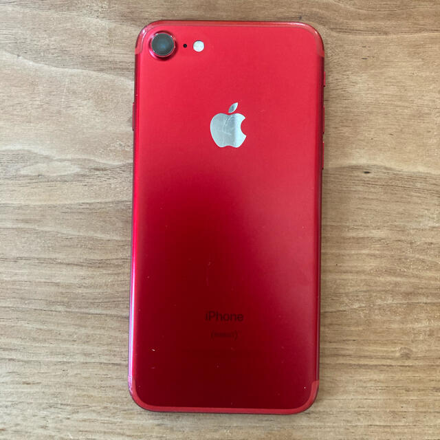 【美品】iPhone7 本体 PRODUCT RED 128 GB SIMフリー