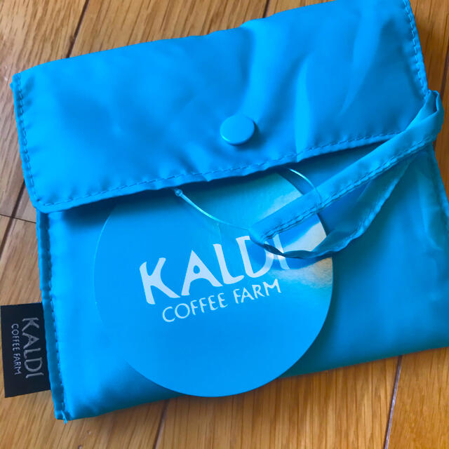 KALDI(カルディ)の送料込み✨KALDI✨新品未使用　ナイロンエコバッグ レディースのバッグ(エコバッグ)の商品写真