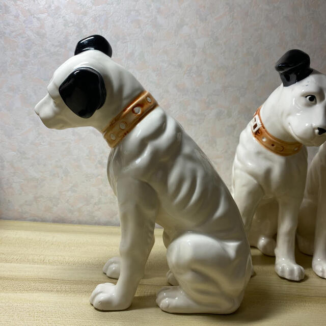 昭和レトロ Victor ビクター 犬 3匹セット - 置物