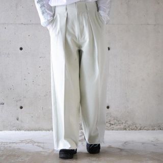 サンシー(SUNSEA)の-saby-TUCK BAGGY 11.5oz Bingo Denim  (スラックス)