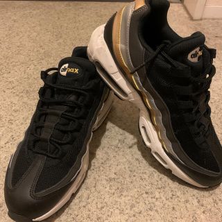 ナイキ(NIKE)のNIKE AIRMAX エアマックス95 26.5cm ゴールド&シルバー(スニーカー)