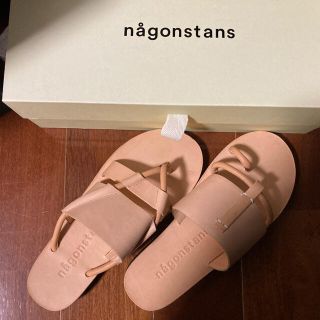 nagonstans アシンメトリーFlat Sandals