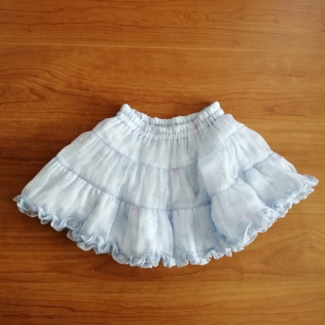 pom ponette(ポンポネット)のpom ponette ふんわりフレアスカート 110 キッズ/ベビー/マタニティのキッズ服女の子用(90cm~)(スカート)の商品写真