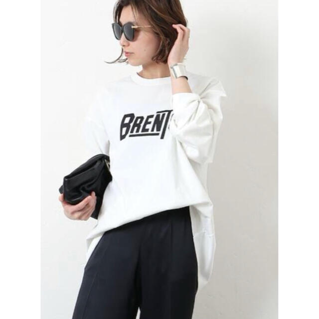 ドゥーズィエムクラスBRENT SPOUTSWEAR ロゴロングTシャツホワイト www ...