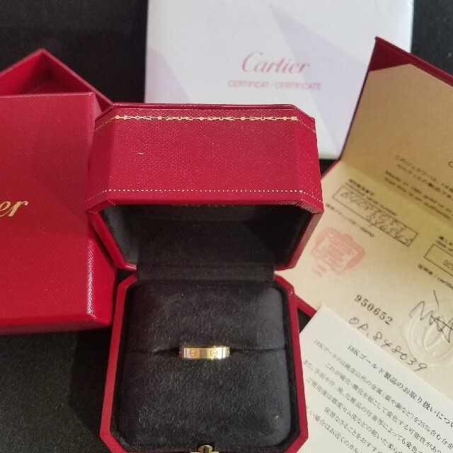 Cartier(カルティエ)のミニラブリング 53 レディースのアクセサリー(リング(指輪))の商品写真