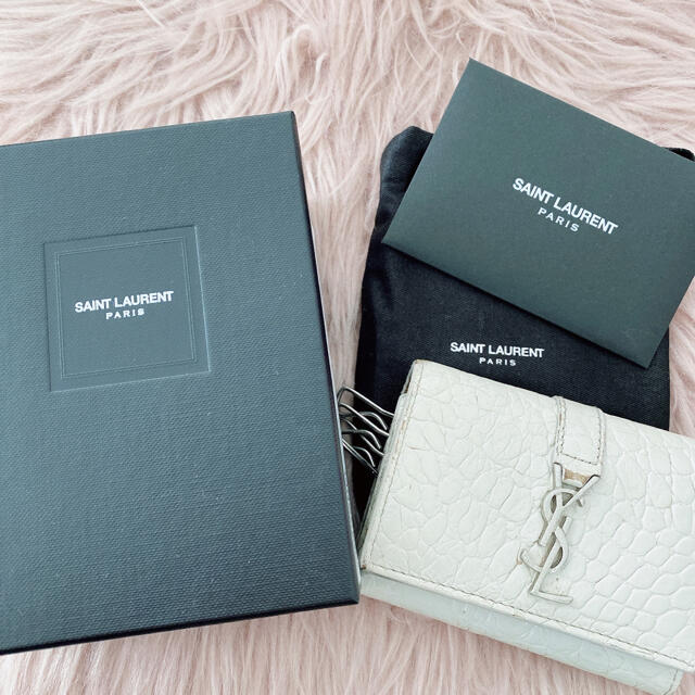 Saint Laurent(サンローラン)のYSL サンローラン　キーケース　クロコ レディースのファッション小物(キーケース)の商品写真