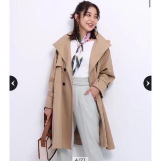 お得なセール トレンチコート JUSGLITTYフードトレンチコート