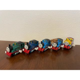 カプセルプラレールトーマス★ゼンマイ5つセット(電車のおもちゃ/車)