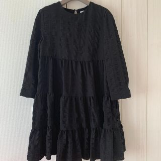 ザラ(ZARA)のZARA ティアードワンピ　S★美品★(ひざ丈ワンピース)