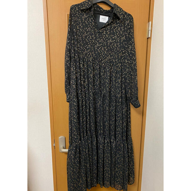 Ameri VINTAGE(アメリヴィンテージ)のAmeri VINTAGE TWINKLE WIDENING DRESS レディースのワンピース(ロングワンピース/マキシワンピース)の商品写真