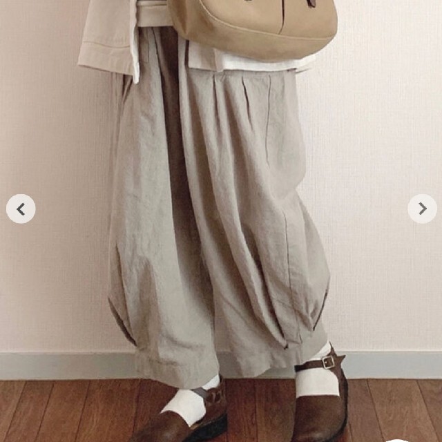 SM2(サマンサモスモス)のSamansa Mos2 サマンサモスモス 裾タックパッチポケットパンツ レディースのパンツ(カジュアルパンツ)の商品写真