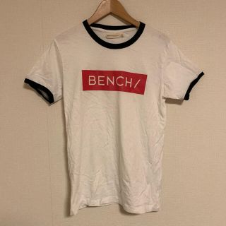 海外限定 BENCH 大人気 ロゴ Tシャツ ホワイト(Tシャツ/カットソー(半袖/袖なし))