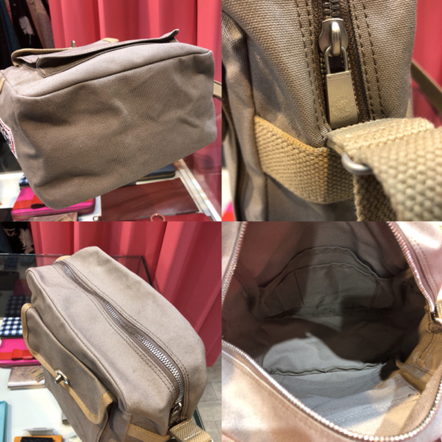 一澤帆布 ショルダー バッグ 未使用品 170 グレー×ベージュの通販 by ブラゴレ プロフィール必読してください♡|ラクマ 一澤帆布 芳春院 ショルダーバッグ ベージュ