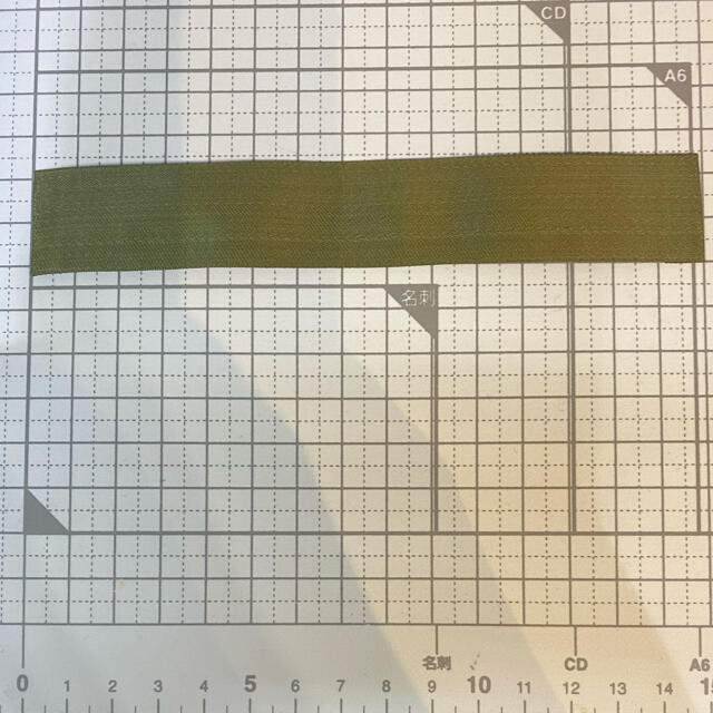 米軍放出品 米軍仕様ネームタグ OD 10枚 25mmx150mm 未使用品  エンタメ/ホビーのミリタリー(個人装備)の商品写真