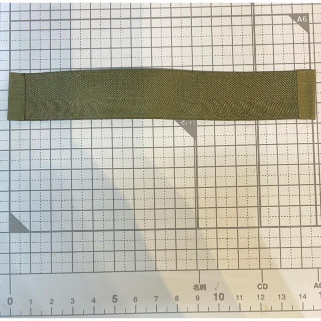 米軍放出品 米軍仕様ネームタグ OD 10枚 25mmx150mm 未使用品  エンタメ/ホビーのミリタリー(個人装備)の商品写真