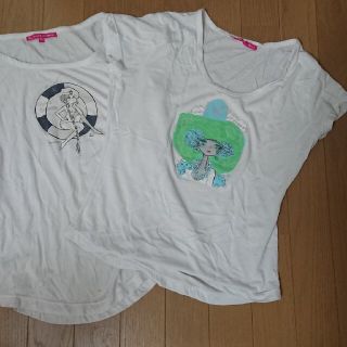 タイムセール【送料込】Tシャツ 二枚組 水森アド(Tシャツ(半袖/袖なし))