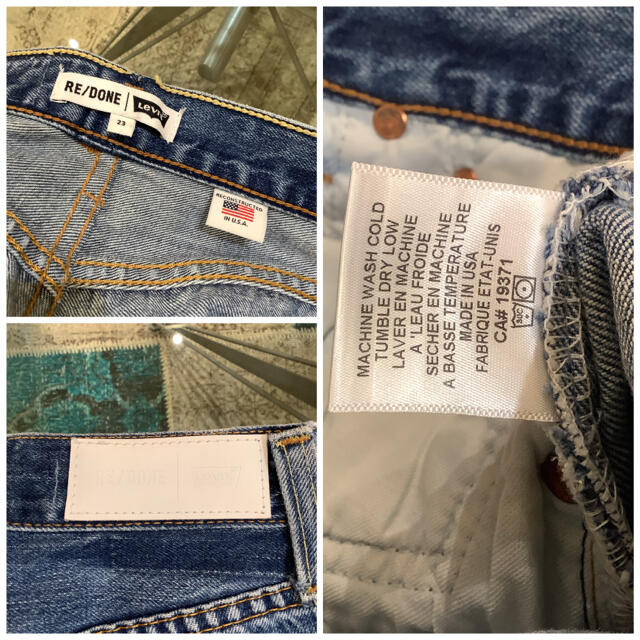 RE/DONE リダン　Levi’s リメイクデニム クロップド レディースのパンツ(デニム/ジーンズ)の商品写真