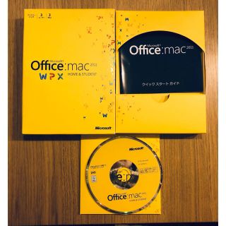 マイクロソフト(Microsoft)のMicrosoft OfficeMac 2011 Home&Student 正規(その他)