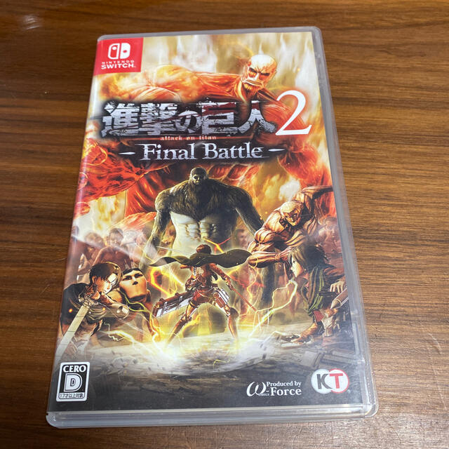 ニンテンドースイッチ　進撃の巨人2 FinalBattle