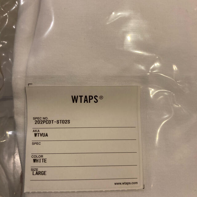 W)taps(ダブルタップス)のwtaps WTVUA TEE white LARGE メンズのトップス(Tシャツ/カットソー(半袖/袖なし))の商品写真