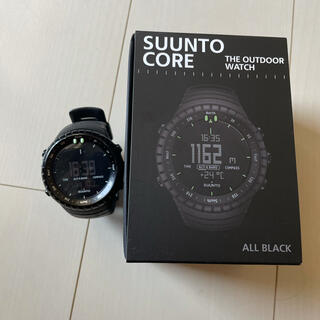 スント(SUUNTO)のsuunto core ブラック　美品　スント(登山用品)