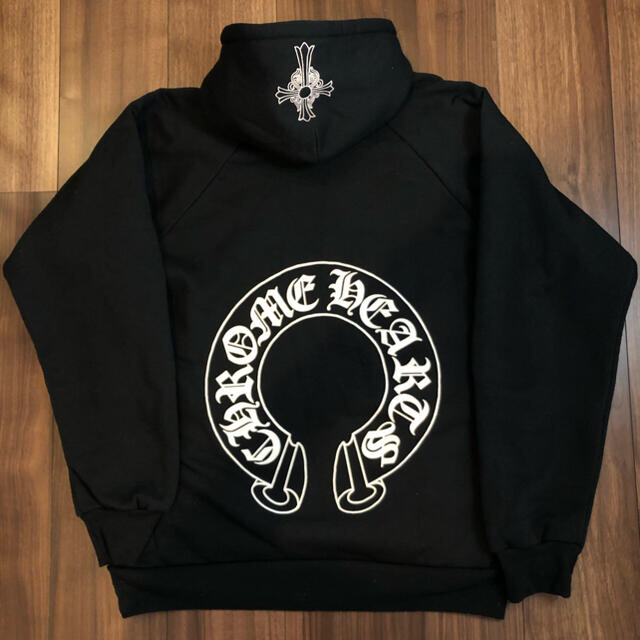 美品‼︎ CHROME HEARTS クロムハーツ パーカー BLACK 黒