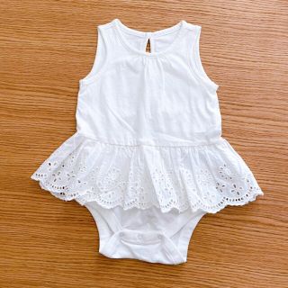 ベビーギャップ(babyGAP)の《新品未使用》babyGap ノースリーブロンパース　80サイズ(ロンパース)