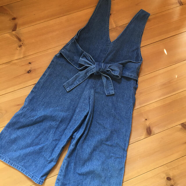 デニムサロペット　100cm キッズ/ベビー/マタニティのキッズ服女の子用(90cm~)(ワンピース)の商品写真