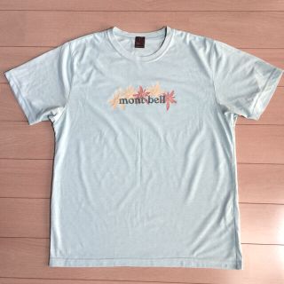 モンベル(mont bell)のゆっこ様専用ウィメンズL  モンベル 淡い水色(Tシャツ(半袖/袖なし))