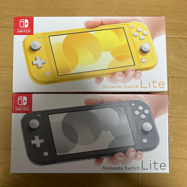 新品未使用　Nintendo Switch Lite グレー　イエローセット家庭用ゲーム機本体