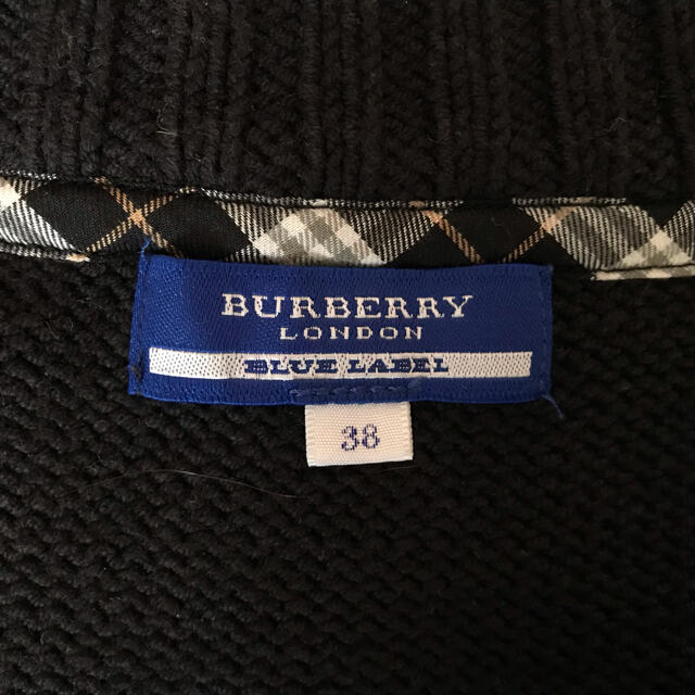 BURBERRY BLUE LABEL(バーバリーブルーレーベル)の【BURBERRY】バーバリーブルーレーベル　ニットワンピース レディースのワンピース(ミニワンピース)の商品写真