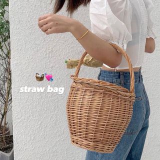 ザラ(ZARA)の【予約販売】ラウンドかごバッグ(かごバッグ/ストローバッグ)