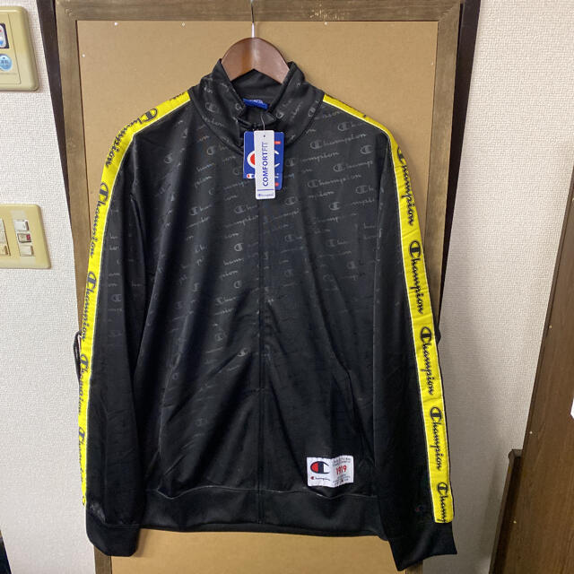 【新品】CHAMPION ビッグサイズ 袖ロゴテープ ジャージ XLサイズ