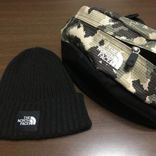 ザノースフェイス(THE NORTH FACE)のノースフェイス　ニット帽　ボディバック　セット(ショルダーバッグ)