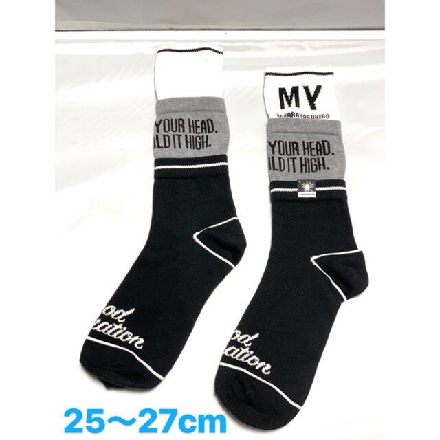 新品　GU ミハラヤスヒロ　レイヤード　ソックス　ドッキング　靴下　socks | フリマアプリ ラクマ