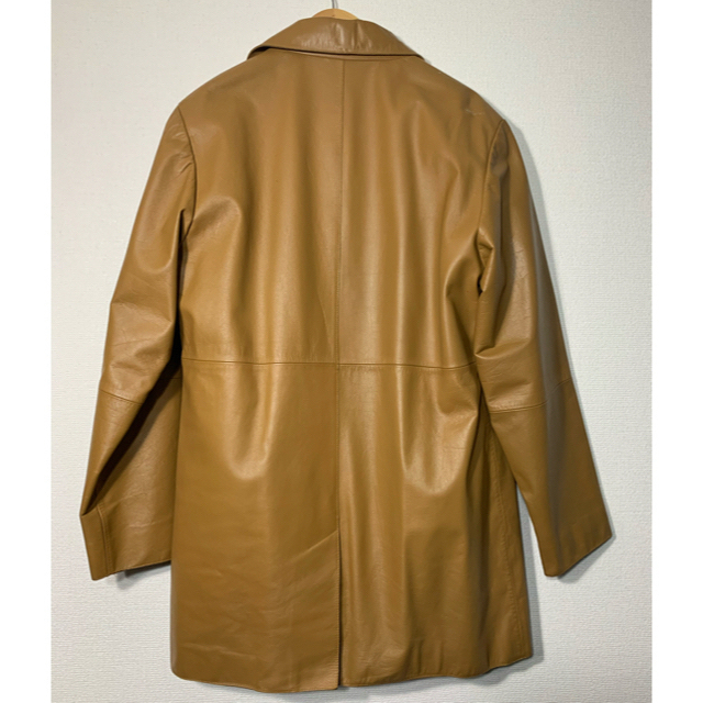 リアルカウレザー　キャメル　ロングジャケット メンズのジャケット/アウター(レザージャケット)の商品写真
