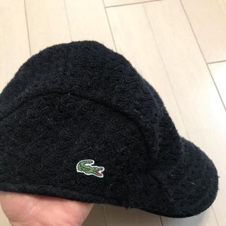 ラコステ(LACOSTE)の美品ラコステキャスケットsizeフリー(キャスケット)