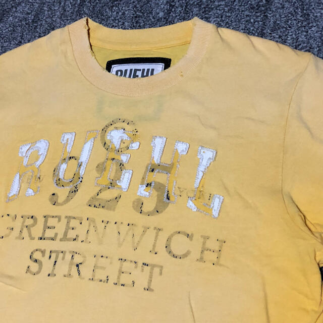 Ruehl No.925(ルールナンバー925)の★美品！Ruehl no.925 ヴィンテージTシャツ！イエロー S メンズのトップス(Tシャツ/カットソー(半袖/袖なし))の商品写真