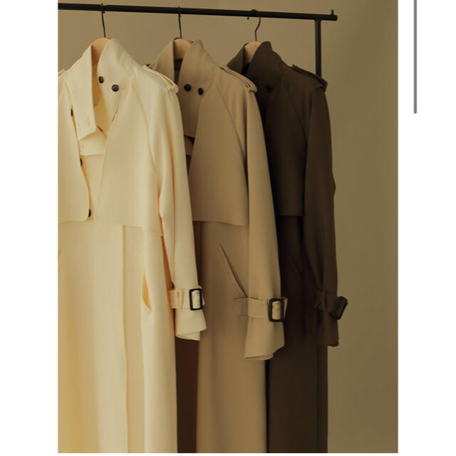 l'or  Stand-collar Long Coat  ロル