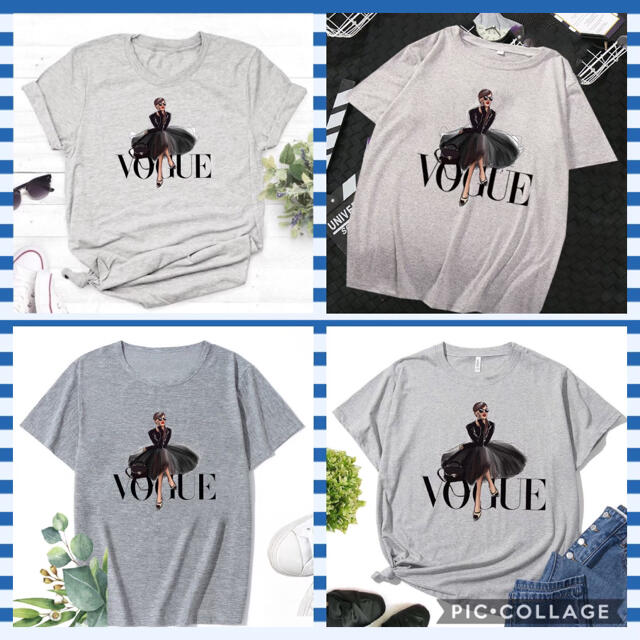 【mayomayo様専用】★VOGUE Tシャツ★ レディースのトップス(Tシャツ(半袖/袖なし))の商品写真