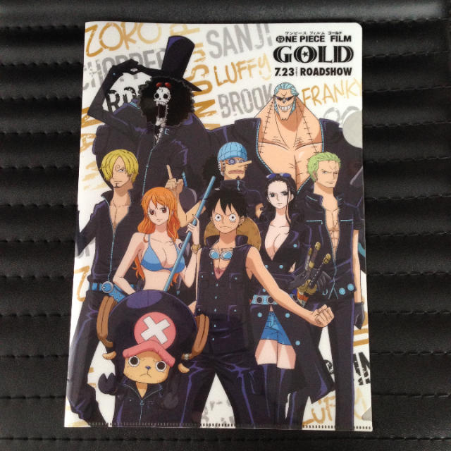 映画ONE PIECE FILM GOLD★非売品クリアファイル エンタメ/ホビーのアニメグッズ(クリアファイル)の商品写真