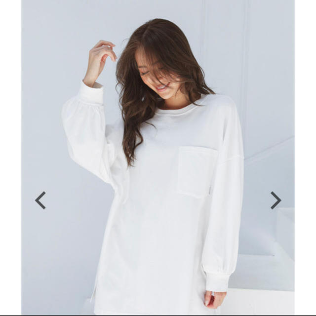 ァッション人気ブランドランキング - STAM ALEXIA alexiastam shop by ホワイトの通販 ロンT Tシャツ(長袖/七分)