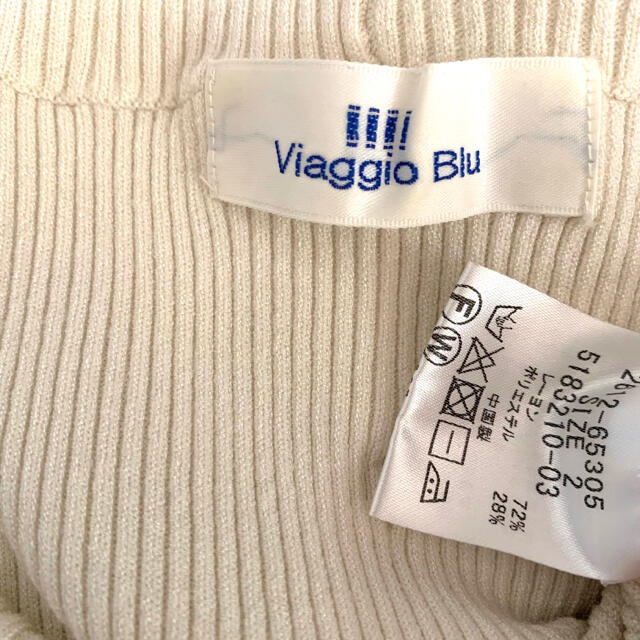 VIAGGIO BLU(ビアッジョブルー)のビアッジョブルー♡デザインリブニット レディースのトップス(ニット/セーター)の商品写真