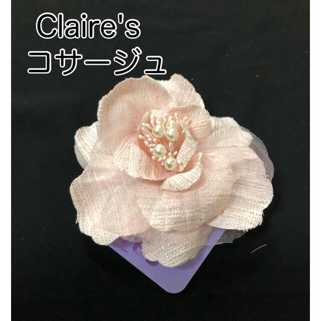 claire's(クレアーズ)の【新品】Claire's コサージュ ピンク系 セレモニー 卒業式 入学式 レディースのアクセサリー(ブローチ/コサージュ)の商品写真